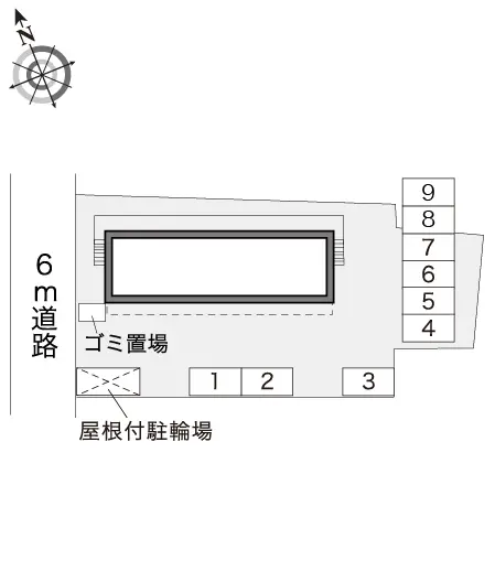 ★手数料０円★三郷市早稲田 月極駐車場